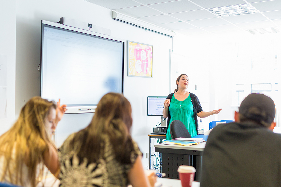 Embassy Central London students in the classroom at the Centre.